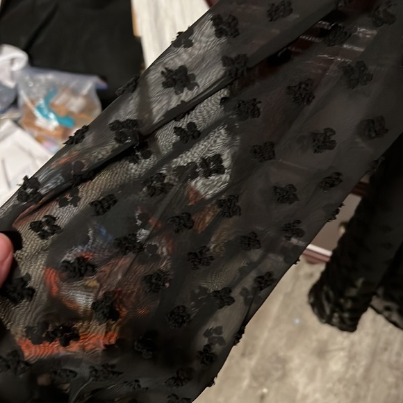 Boutique mini dress with dots - very dressy - size medium - Picture 2 of 5